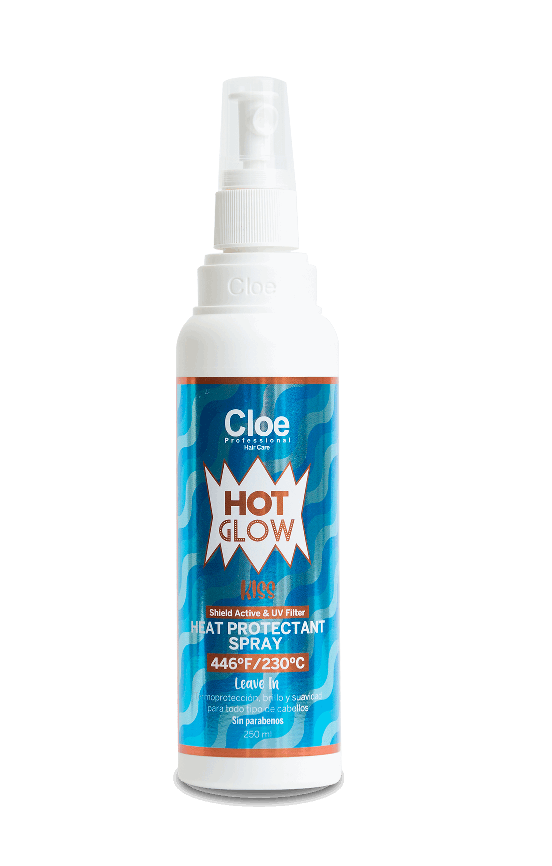 Protector Térmico Capilar Hot Glow: Kiss 250ml